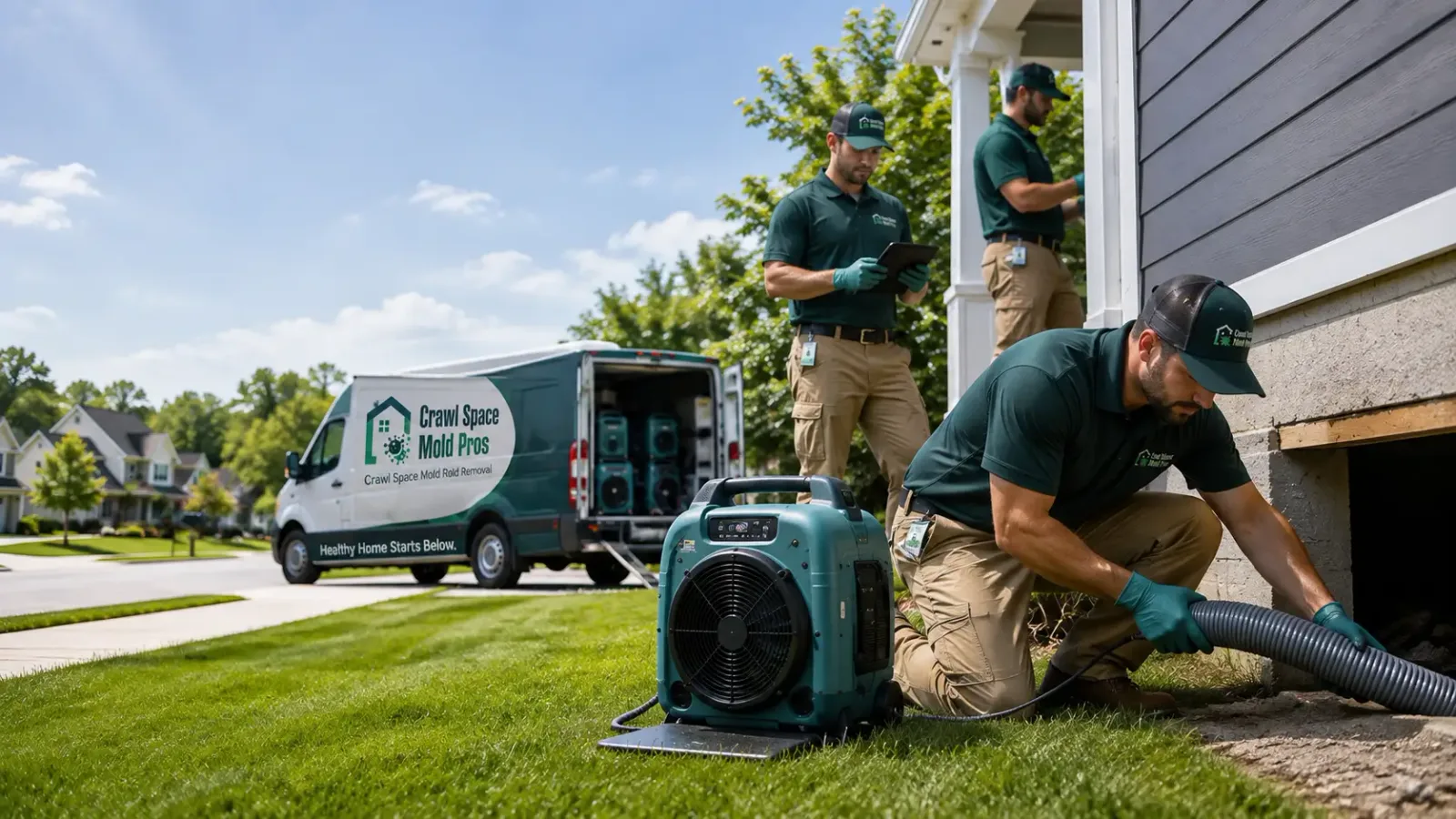 Crawl Space Mold Removal in Aiea, HI